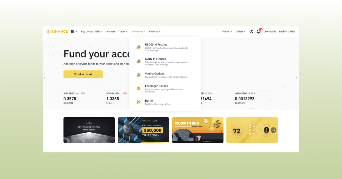 Binance_derivative_trading