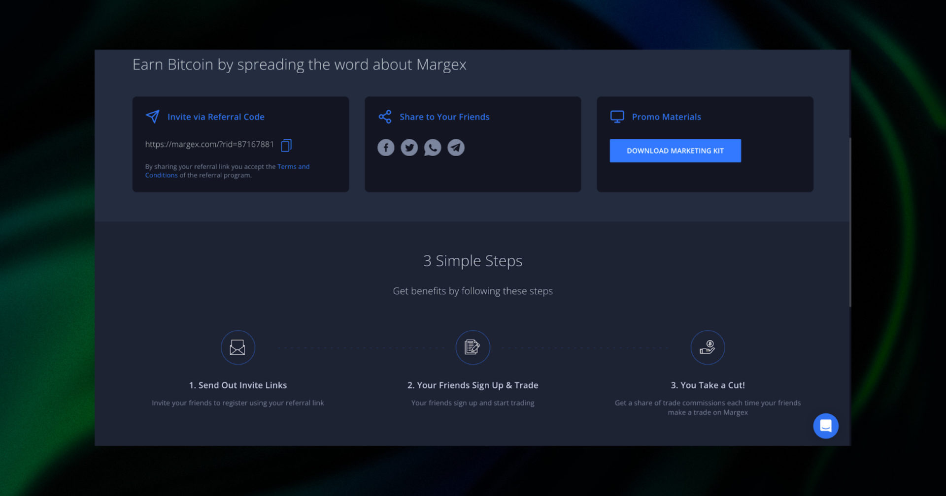 Margex referral program