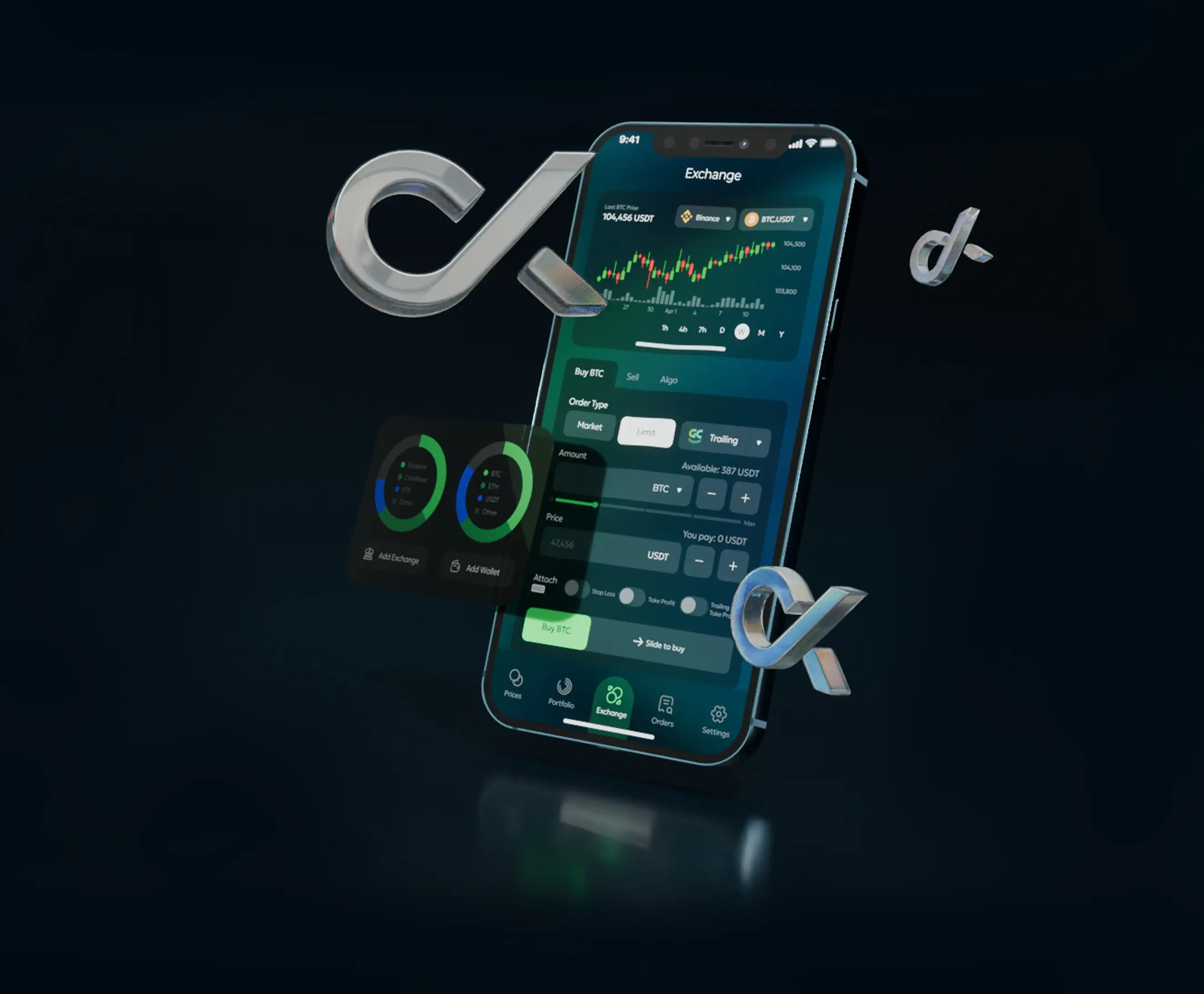 顶级 CEX & DEX<br><span>最强交易工具</span><br>一款全能加密应用