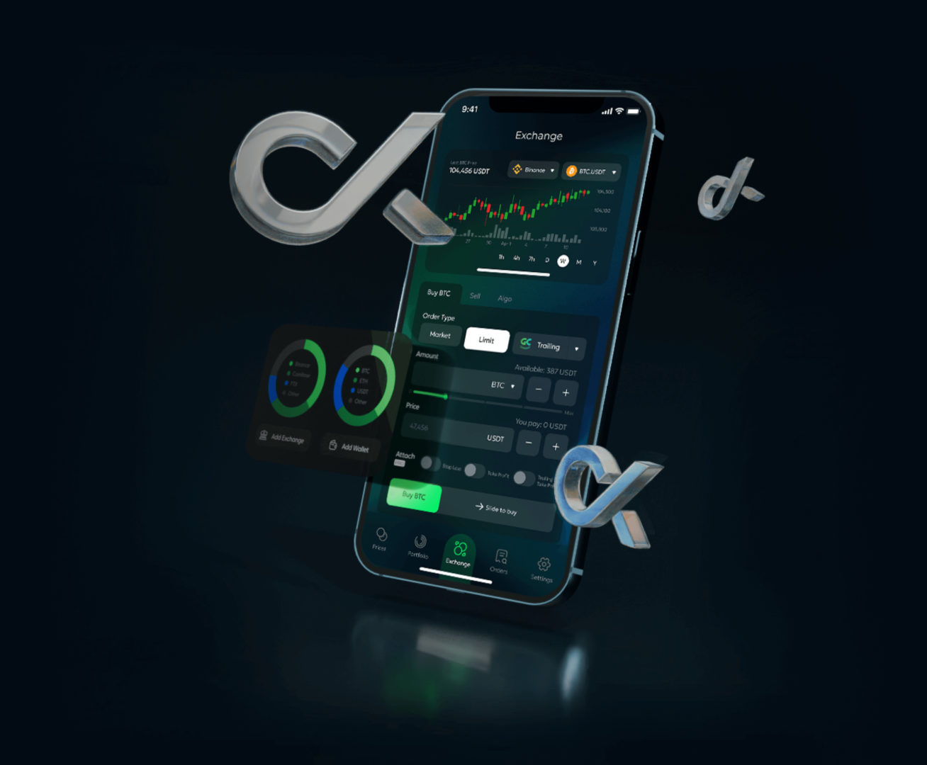 top CEXs & DEXs. <br><span>best trading tools.</span><br>one crypto app